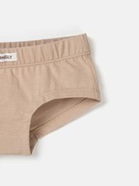 Комплект трусов для девочек "Беж/Фуксия" 2 шт