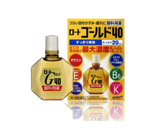 Глазные капли Rohto Gold 40 разработаны специально для людей среднего и старшего возраста