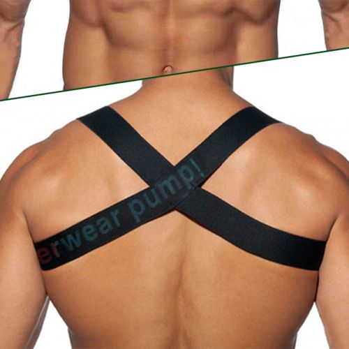 Мужская портупея черная PUMP! MP9054-2