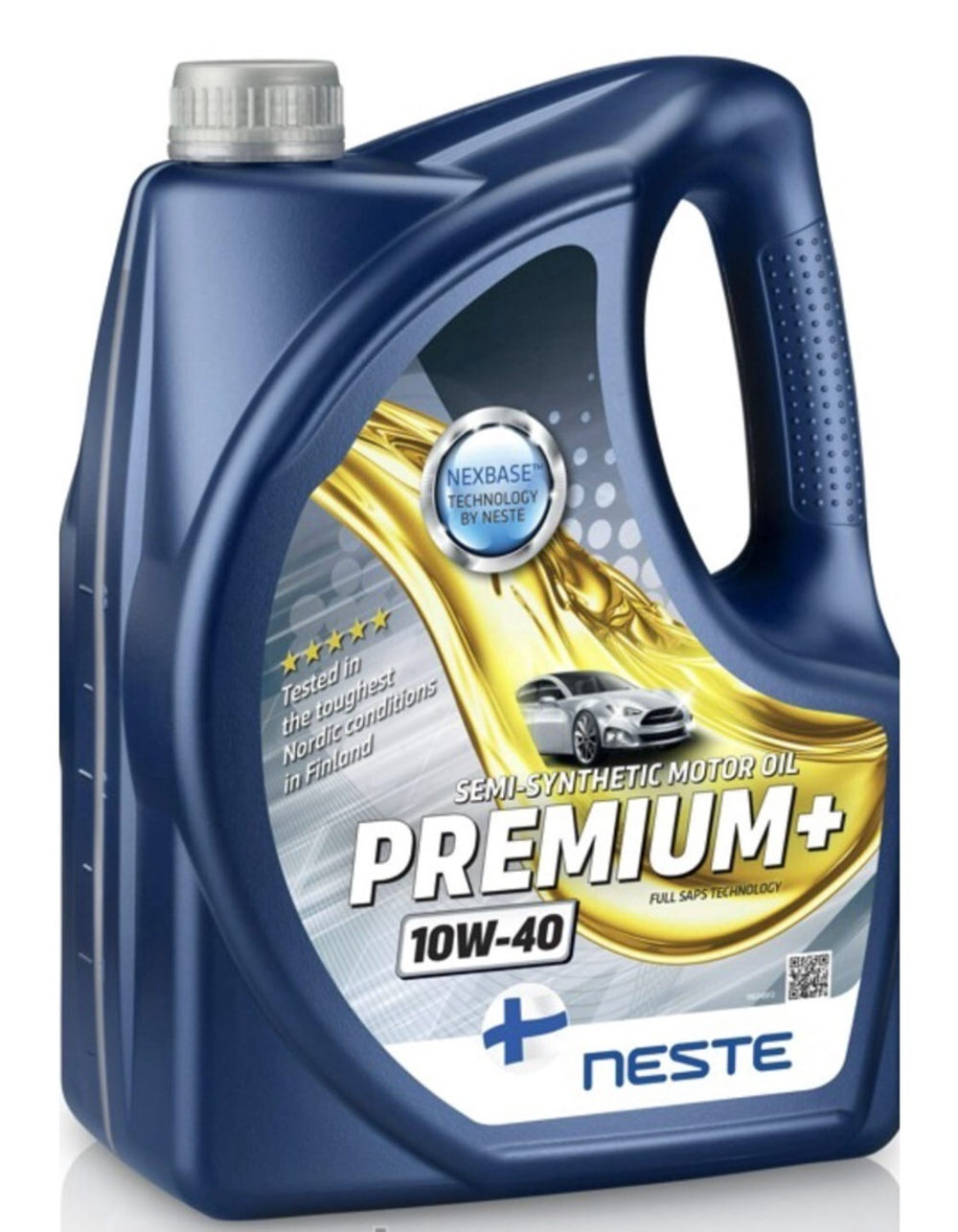 Масло моторное полусинтетическое Neste 116345 "Premium+ 10W-40", 4л