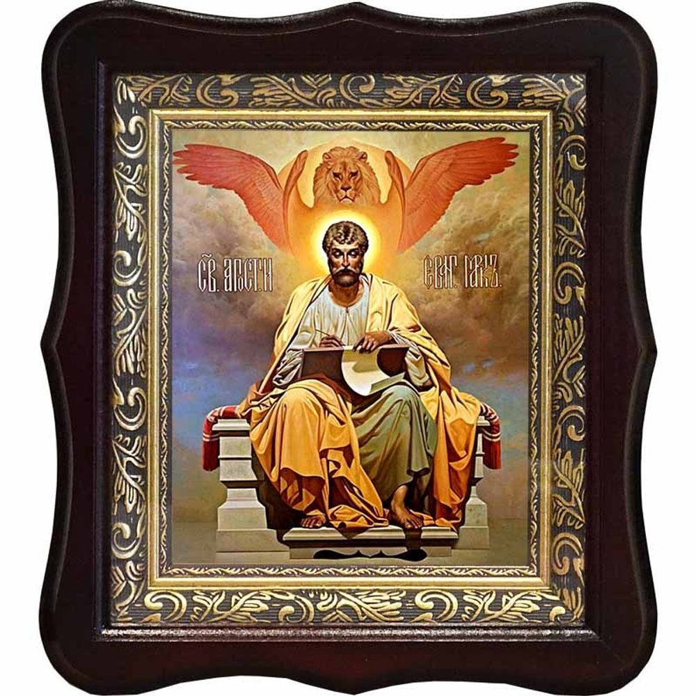 Марк Святой апостол и евангелист. Икона на холсте.