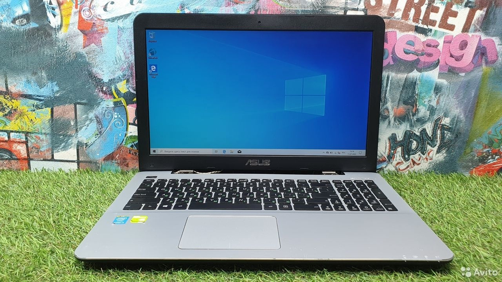 15.6" Ноутбук ASUS  1366x768, Intel Core i3 1.90 ГГц, RAM 6 ГБ, SSD 128 ГБ, GeForce 820M/ X555LD-XX062D 90NB0622-M05470