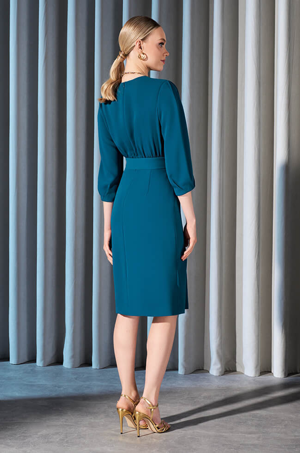 51514 Платье женское (морская волна)