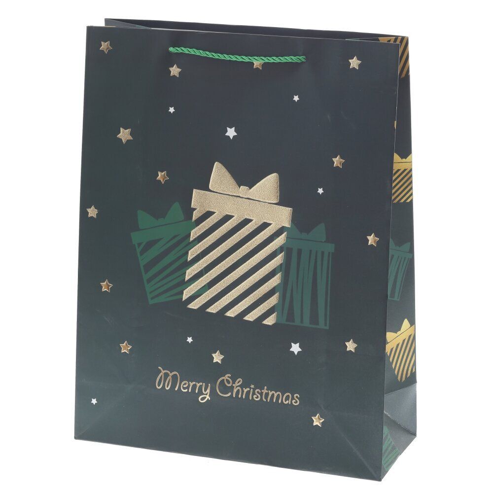 GAEM Пакет подарочный (бумага 210г/м2, блок 12шт), L31 W12 H40 см, 4в.