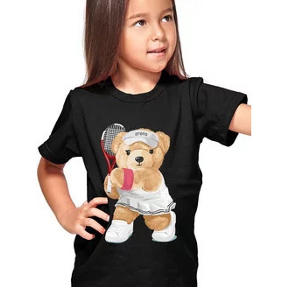 ОДЕЖДА ДЛЯ ТЕННИСА Унисекс, Футболка ТЕННИСFIRST BEAR .