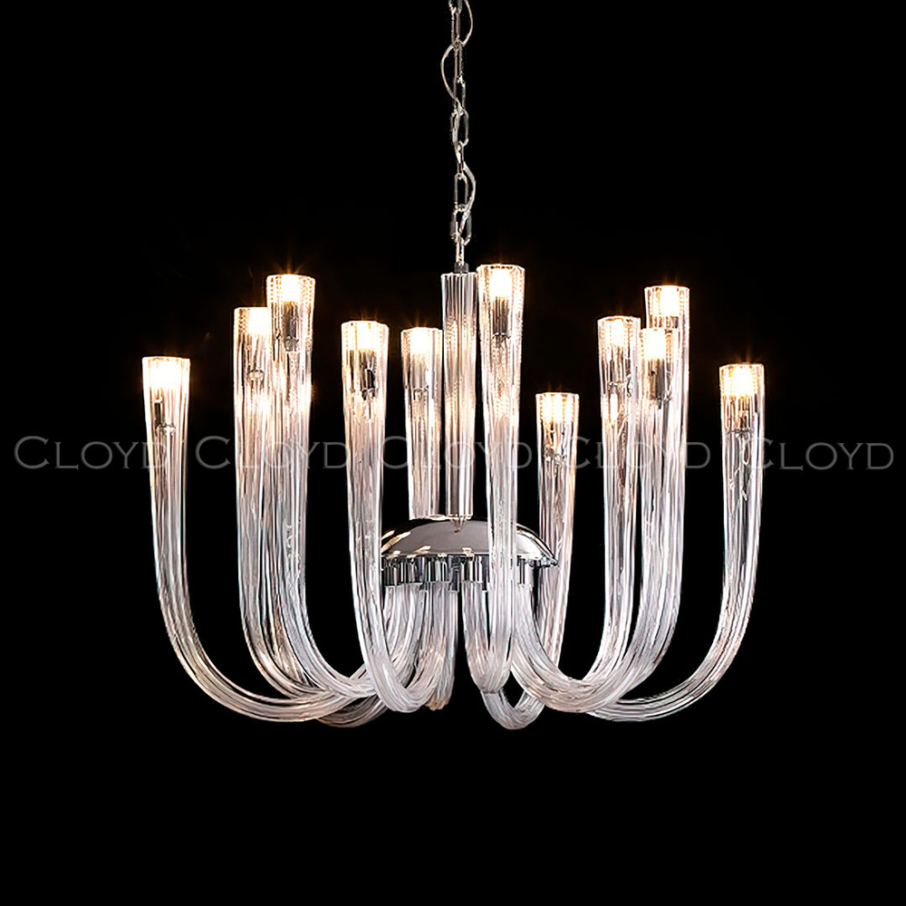 Люстра Cloyd AEDA C12 / Ø60 см - хром (арт.11636)