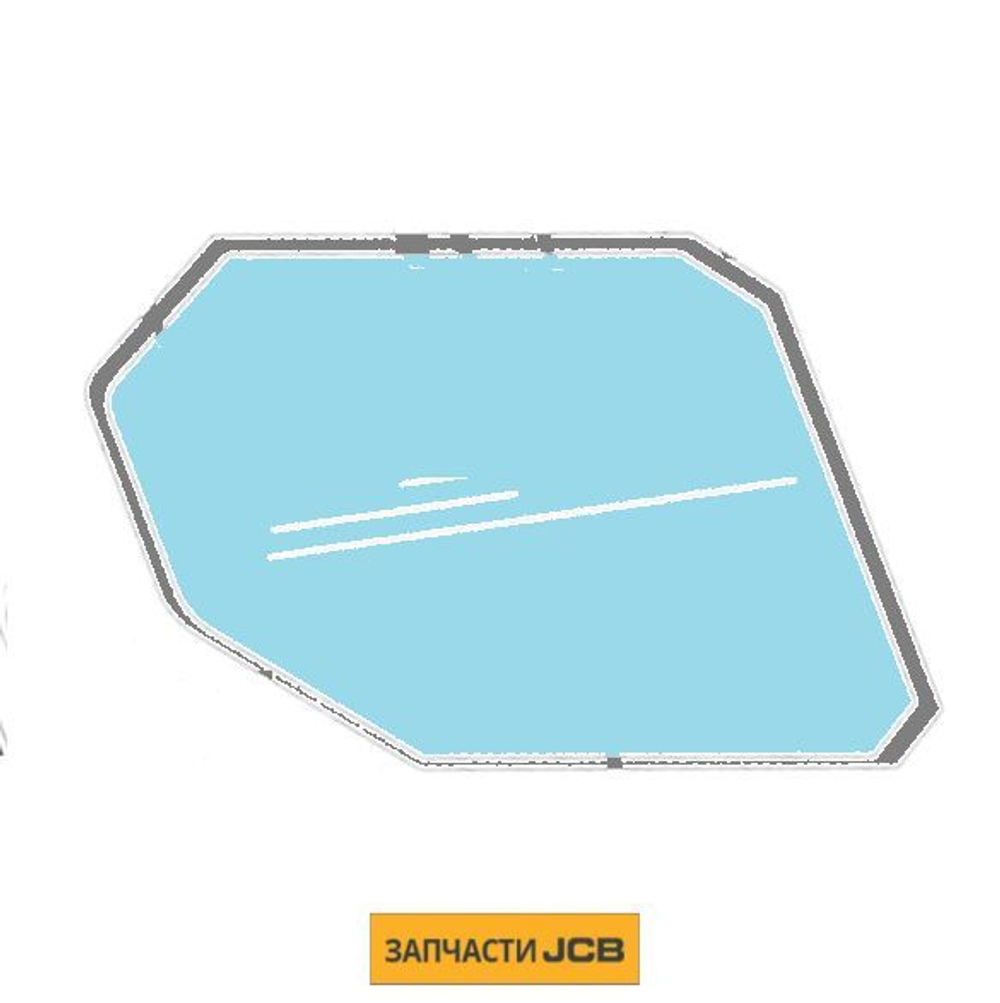 Стекло лобовое JCB 400/U2481