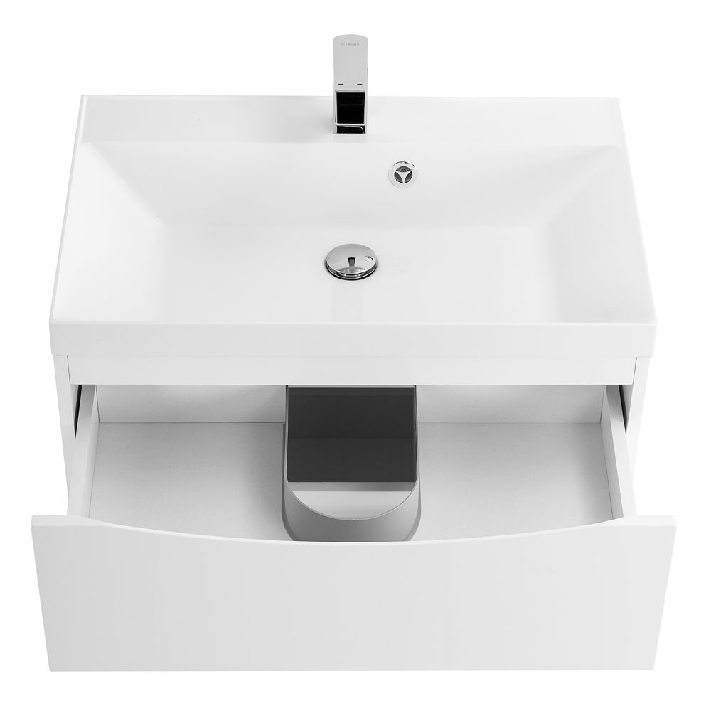 Тумба подвесная с раковиной BelBagno MARINO-600-2C-SO-BO-P