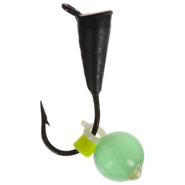 Мормышка Конус4 с камнем 'Кошачий глаз' 319 Volfram37