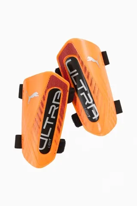 Футбольные щитки Puma Ultra Light Strap - оранжевый
