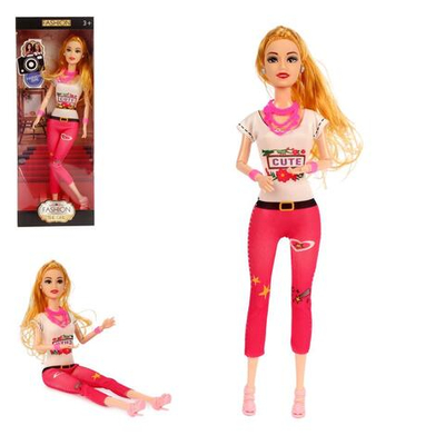 Кукла тип Модель на шарнирах с аксессуарами, коробка 881A