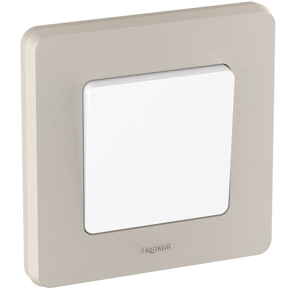 Выключатель 1-клавишный 10А 250В белый Inspiria Legrand