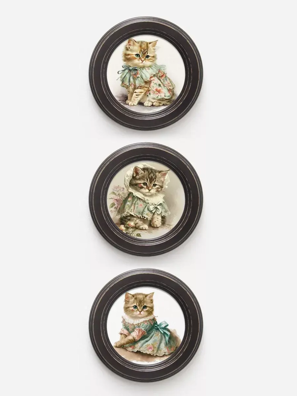 Картины на стену интерьерная на холсте 3 шт 17.5 см