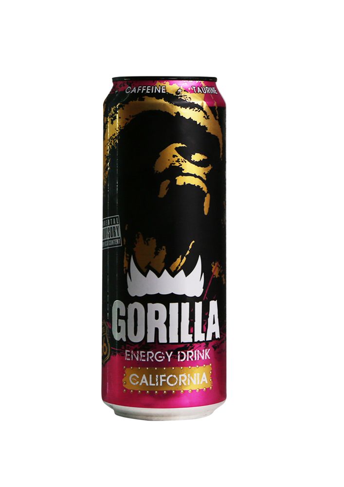 Напиток энергетический Gorilla California 0.45 л.ж/б