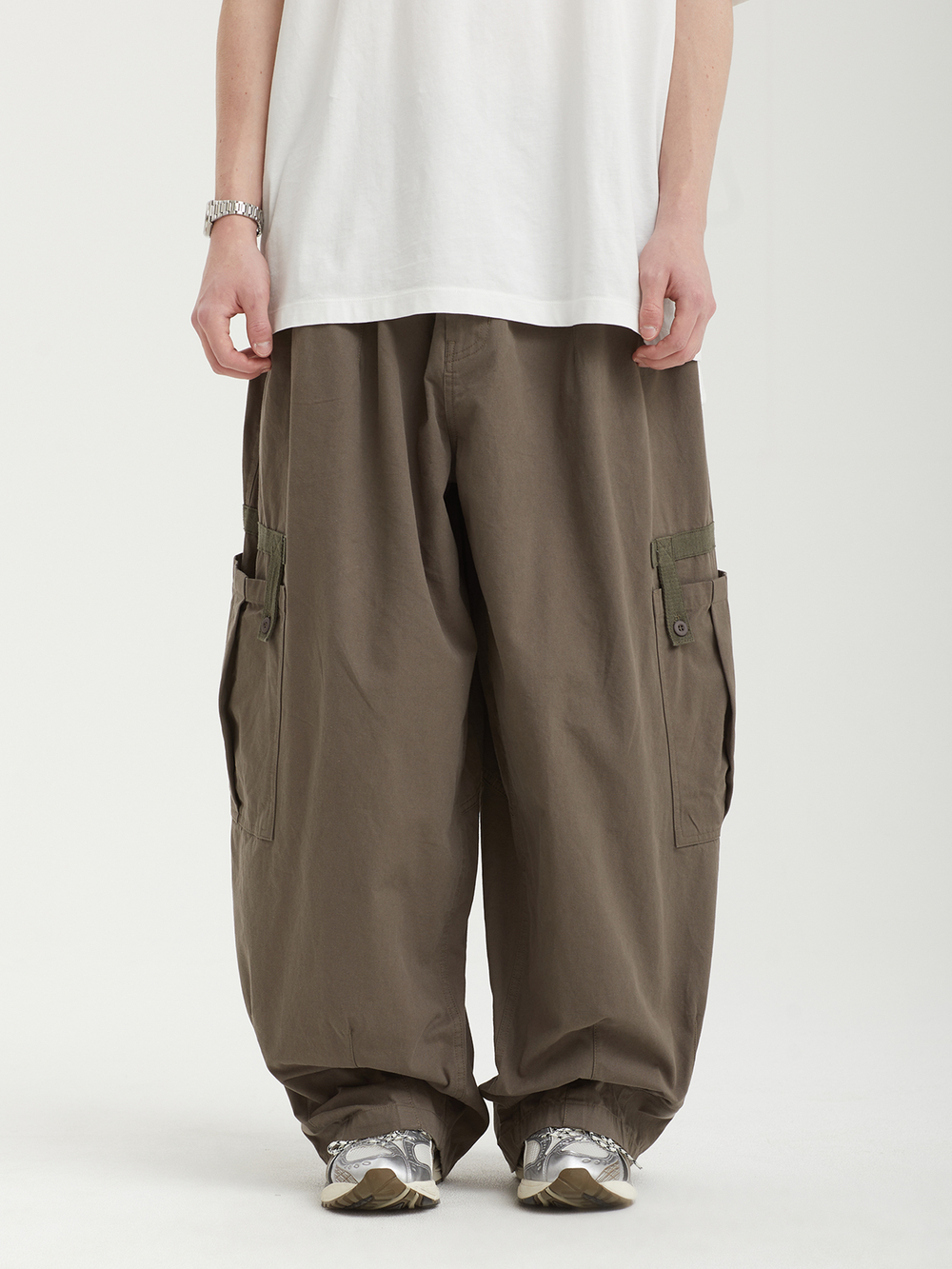 Мужские Брюки (Balloon Fit) Strap Cargo