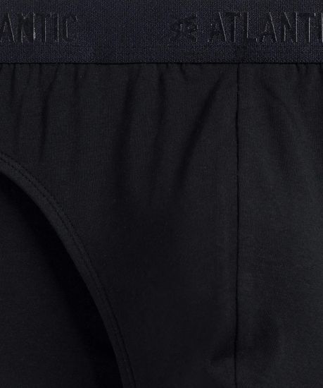 Мужские трусы (3шт) слипы спорт Atlantic 3MP-161, темно-зеленый + черный + графитовый