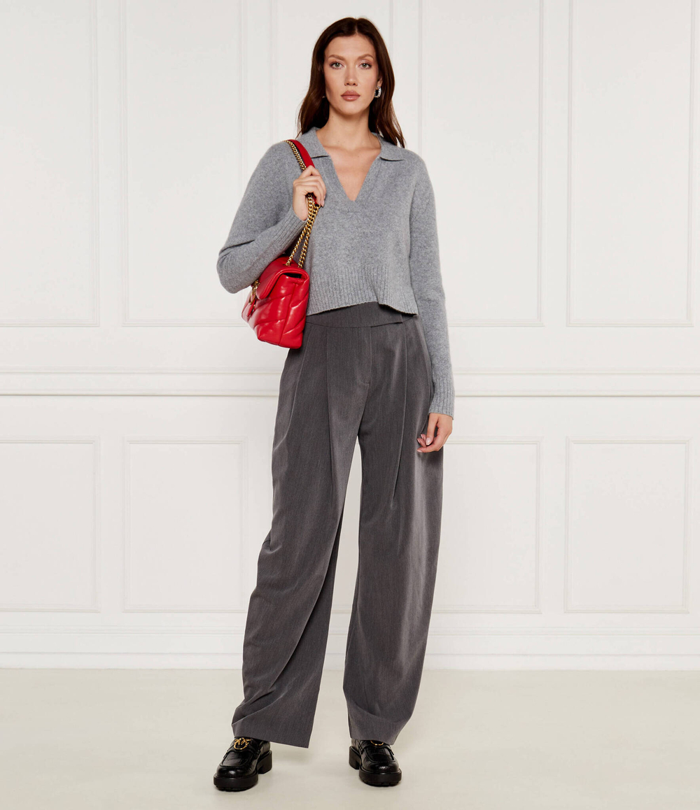 Кашемировый свитер Pinko - серый(103978 A22C)