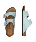 Шлепанцы кожаные arizona bf Birkenstock - бирюзовый(1026963)
