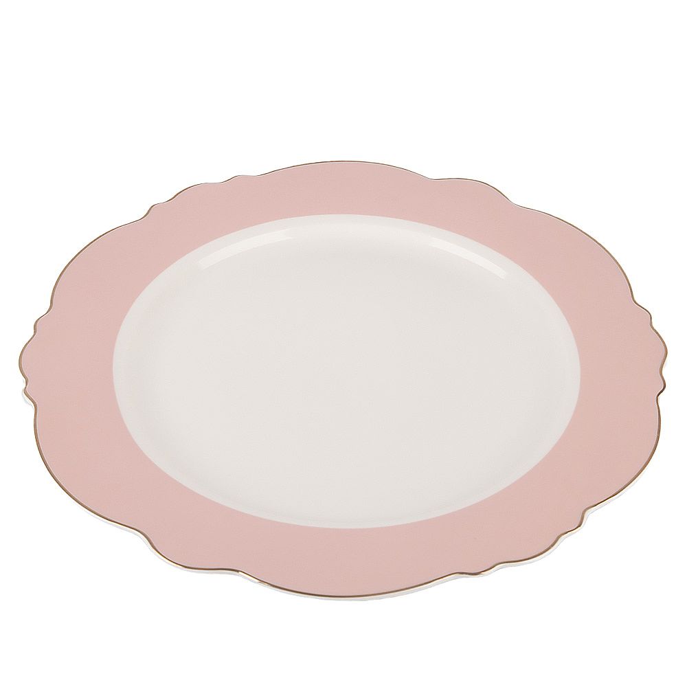 Набор тарелок 6 шт "Pink" d=27/21,5см/19см (фарфор) (подарочная упаковка)