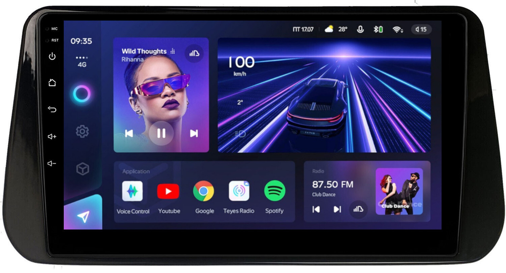 Магнитола для Hyundai Santa Fe 2020+ - Teyes CC3L на Android 10, 8-ядер, CarPlay, 4G SIM-слот