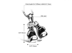 Подвеска боксёрские перчатки на цепочке Steelman 89828