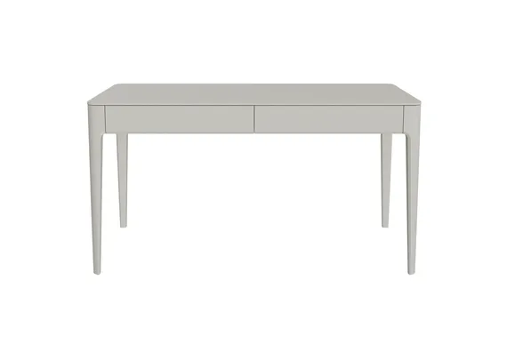 Стол письменный Type из массива дуба 140х70 см (молочный)