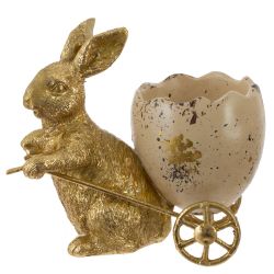 GAEM Подставка декоративная для яйца "Заяц", L12 W6,5 H11 см