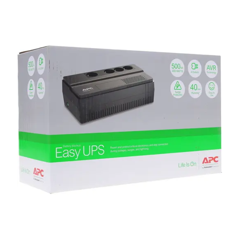 Источник бесперебойного питания  APC Easy Back-UPS BV500I-GR