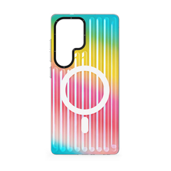 Усиленный прозрачный чехол (Gradient Rainbow) с поддержкой MagSafe от Dux Ducis для Samsung Galaxy S25 Ultra, серия Zest Series Case