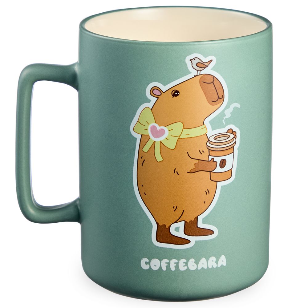 КРУЖКА LEFARD "CAPYBARA+COFFEE" 400МЛ