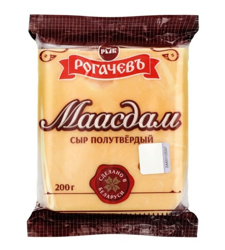 Сыр Маасдам 45% 200г. Рогачев