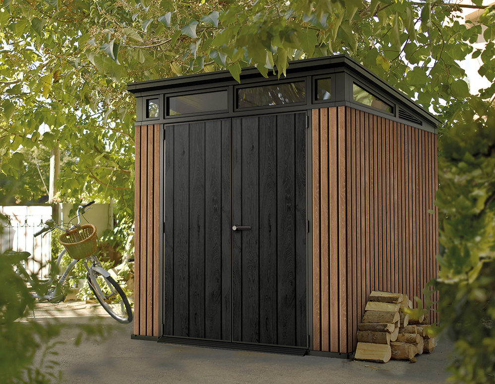 Садовый сарай Keter Signature Vertical Pent 7x7 brown