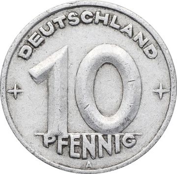 10 пфеннигов 1948 Германия (ГДР) "А"