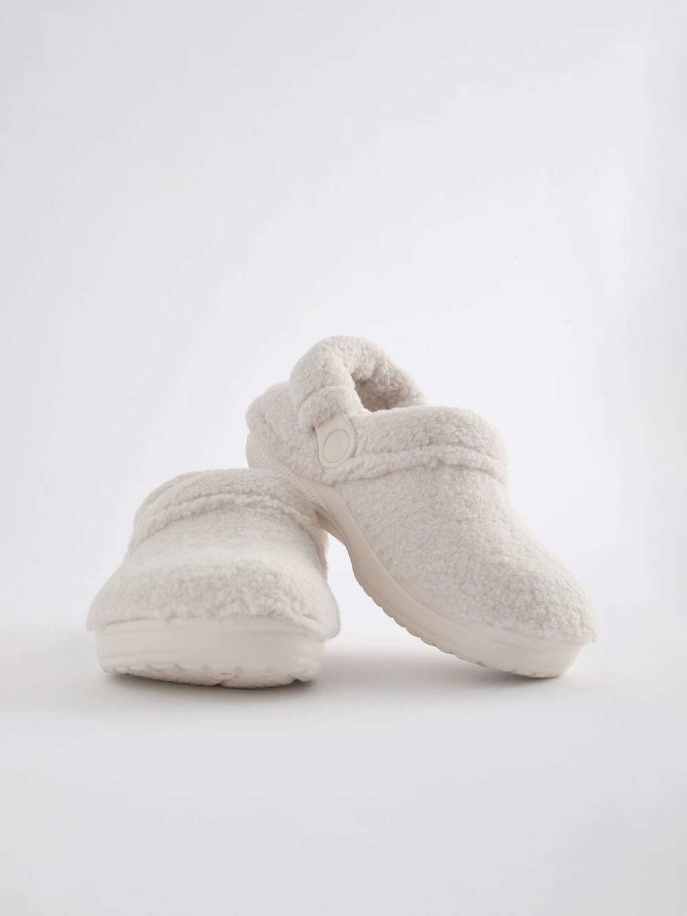 Сабо с флисом для девочки Next Q91-830, Молочный