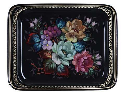 Zhostovo metal tray A13D180526264
