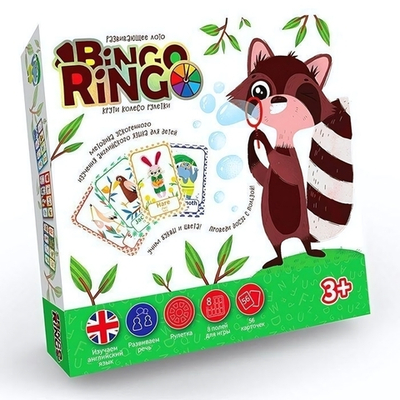 Лото развивающее "Bingo Ringo" рус.+англ. (Данко)