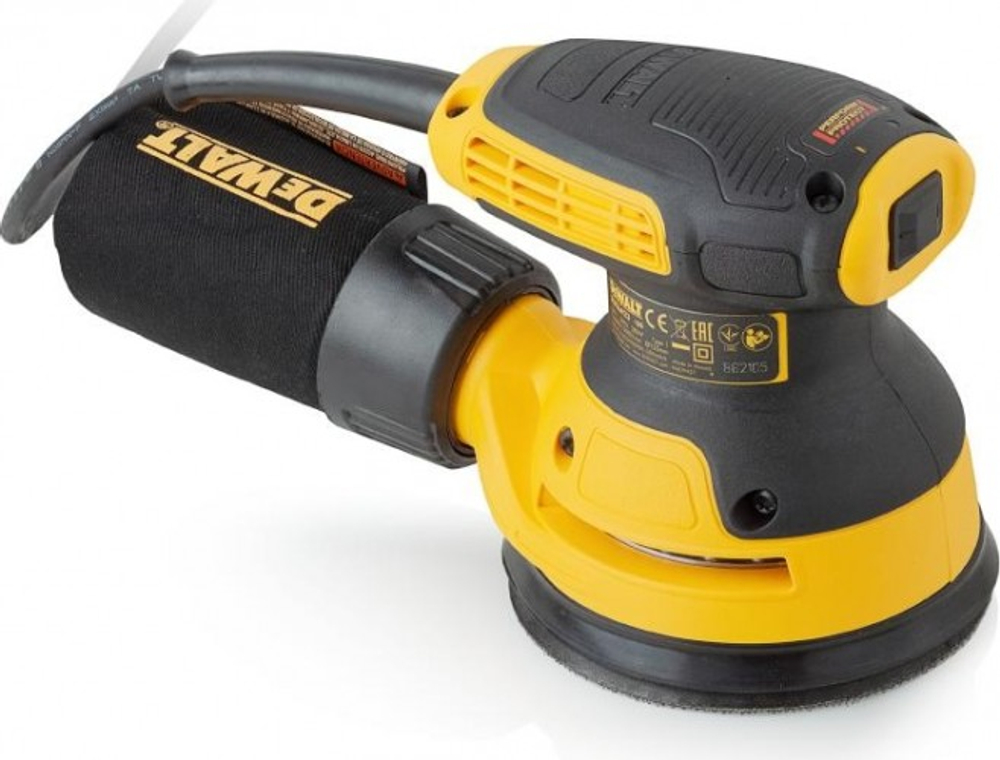 Виброшлифмашина эксцентриковая сетевая DeWALT DWE6423 DWE6423-QS