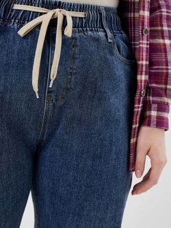 Джинсы на резинке больших размеров