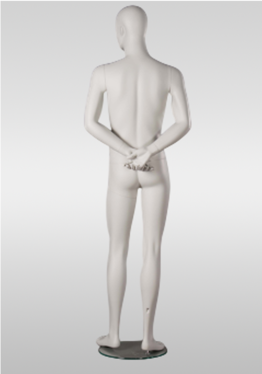 Мужской абстрактный манекен Alex 3/Белый матовый