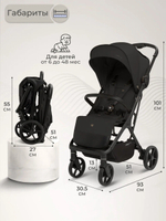 Коляска прогулочная Sweet Baby SBL Aura Plus Basic Black