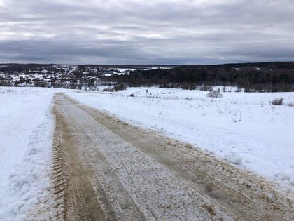 Проведена антигололедная обработка подъездной дороги к «Усадьбе Романово»