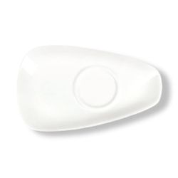 Блюдце для соусника арт. 81200082 Asymmetry 18*9 см белое фарфор P.L. Proff Cuisine [1]