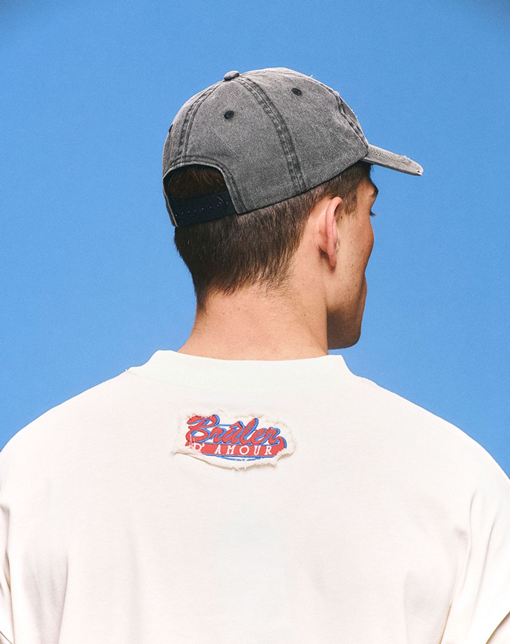 Кепка Bruler d'Amour Ciné Club Washed&Grey