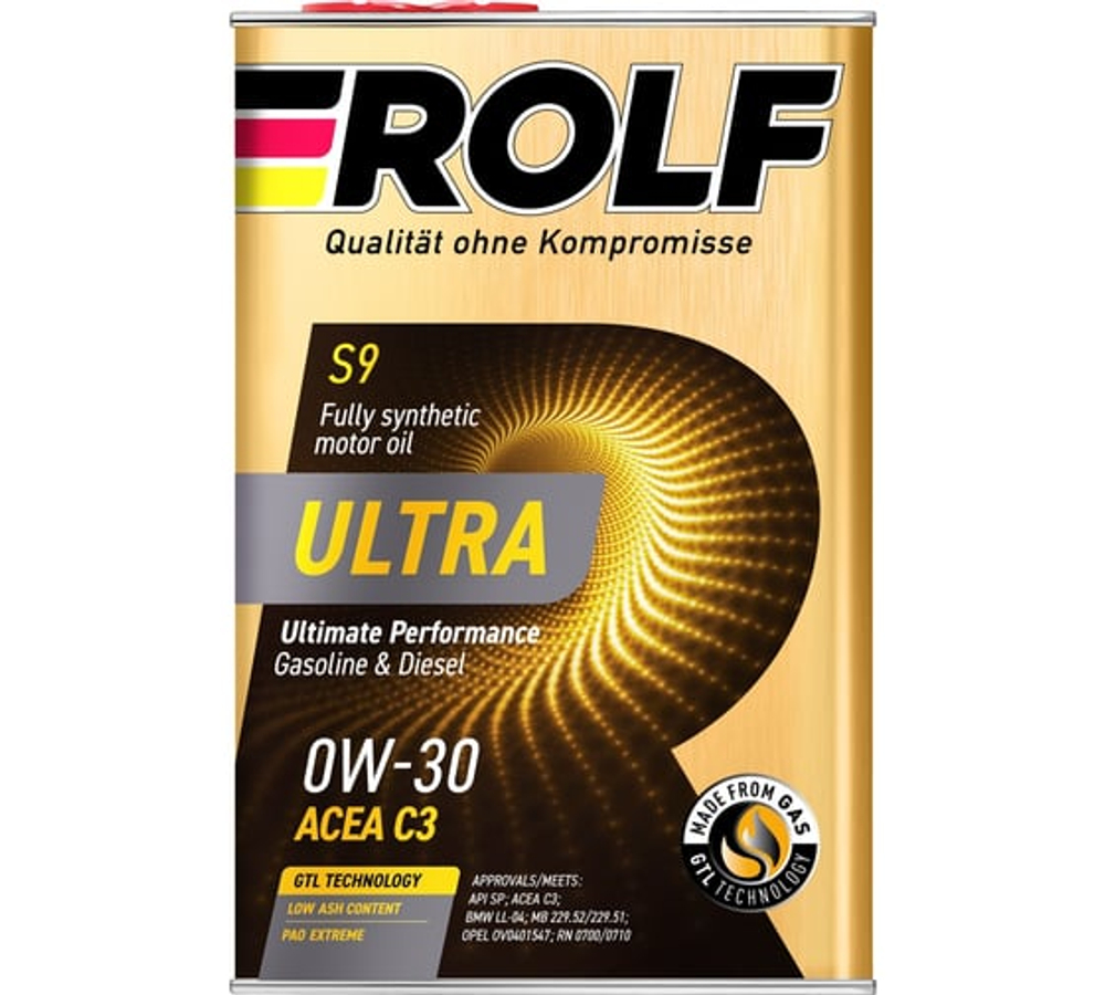 Rolf Ultra 0W-30 C3 SP, 4 л