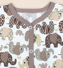 Боди СЛОНИКИ (коричневый)