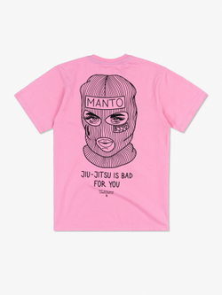 Футболкаx MANTO x KTOF BALACLAVA розовая