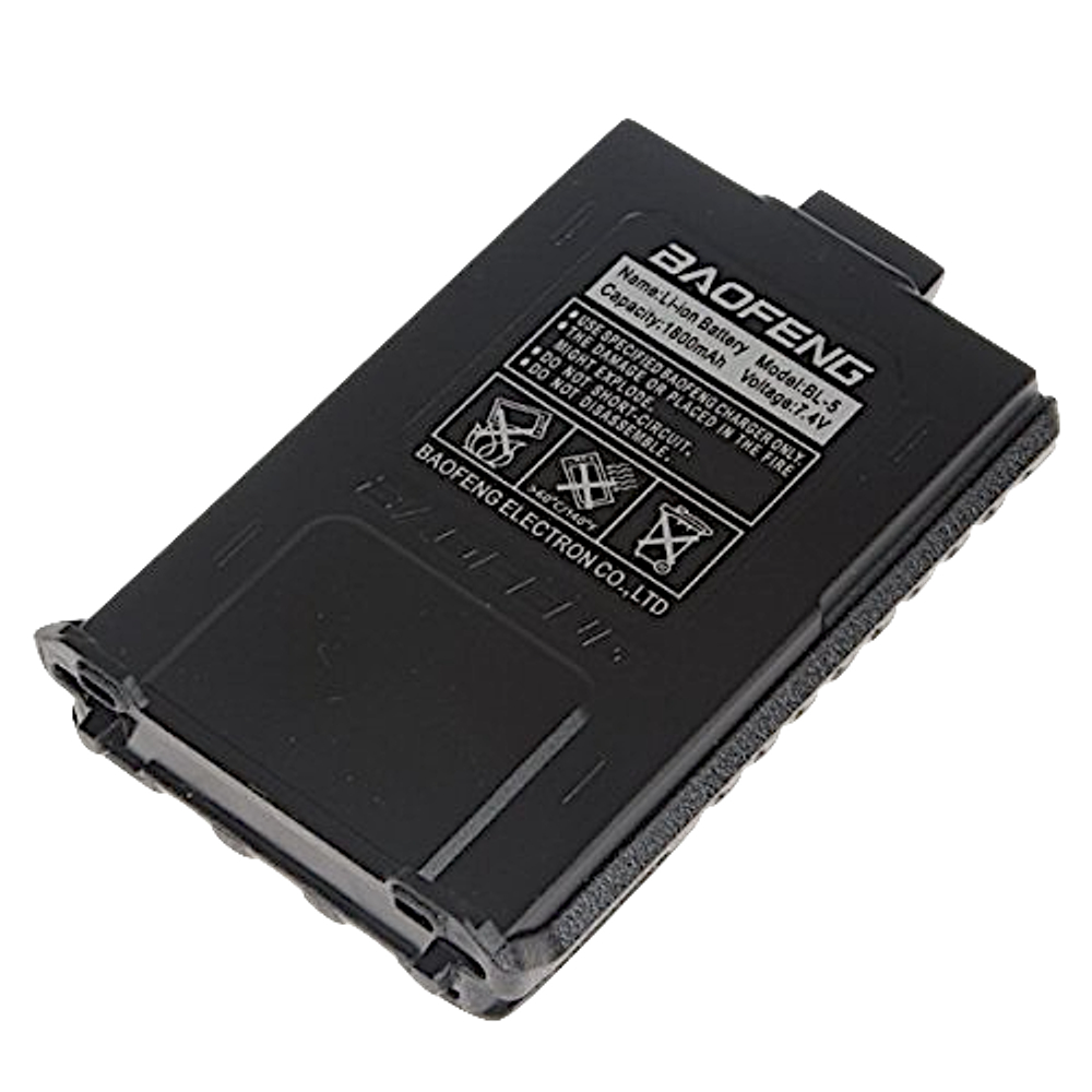 Аккумулятор Baofeng BL-5  1800 мАч 7.4V (для Baofeng UV-5R и Kenwood TK-F8)