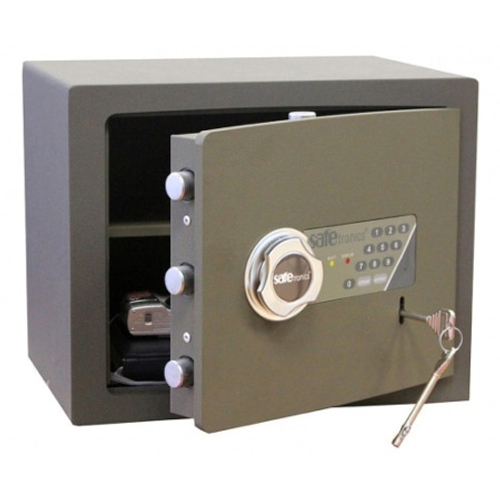 Сейф взломостойкий Safetronics NTR-22ME, электрон. кодовый + мастер ключ, Полка