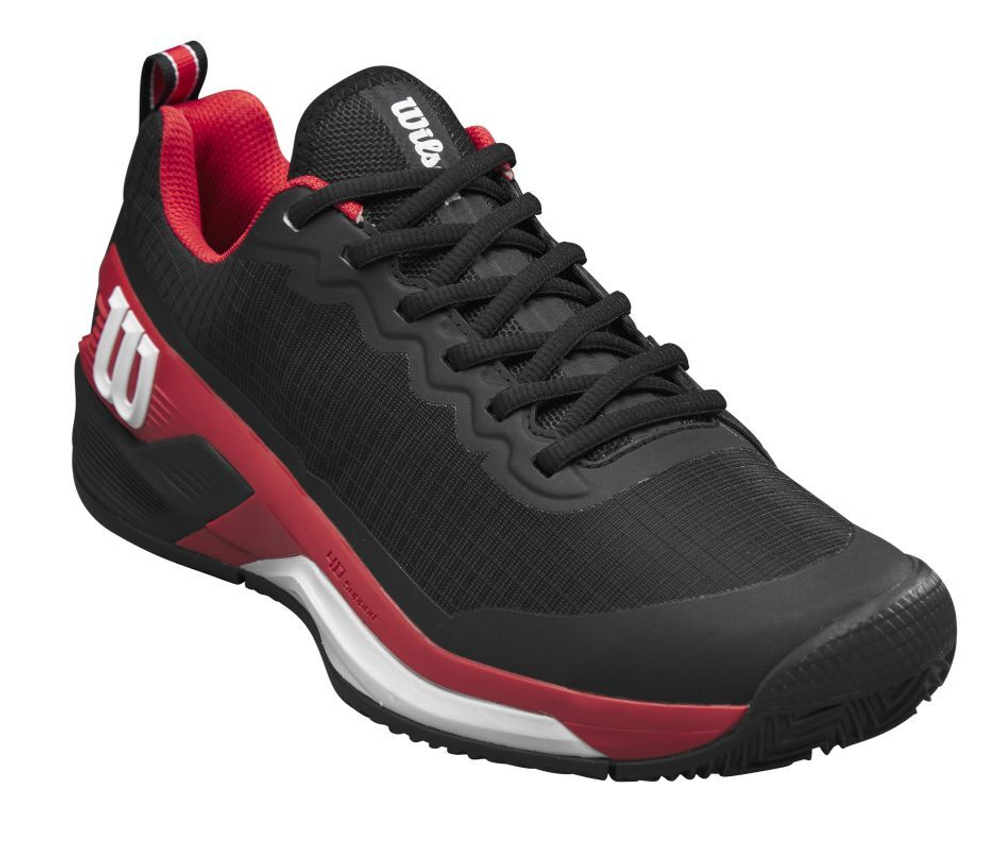 Мужские кроссовки теннисные Wilson Rush Pro 4.5 Clay - черный