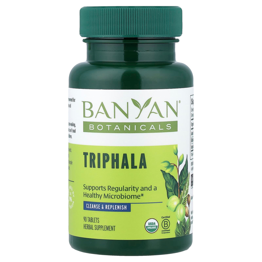 Banyan Botanicals, трифала, 90 таблеток